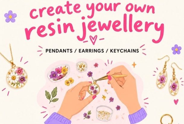 Resin jewelry workshop